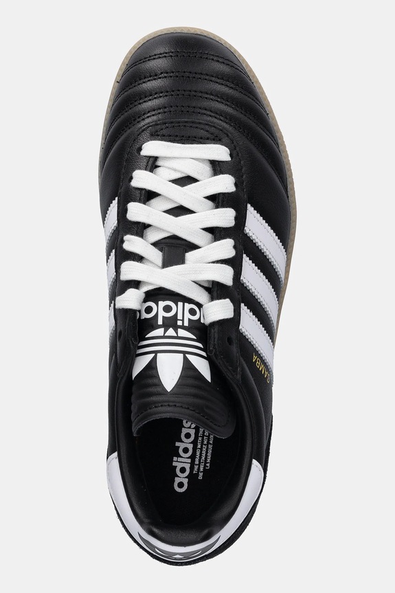 Παιδικά δερμάτινα sneakers adidas Originals SAMBA μαύρο JQ1326
