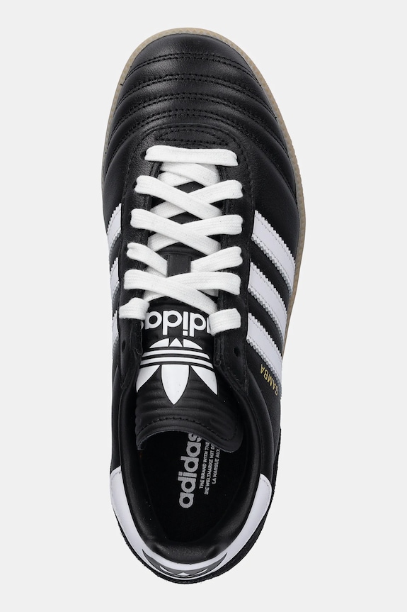 Παιδικά δερμάτινα sneakers adidas Originals SAMBA μαύρο JQ1326