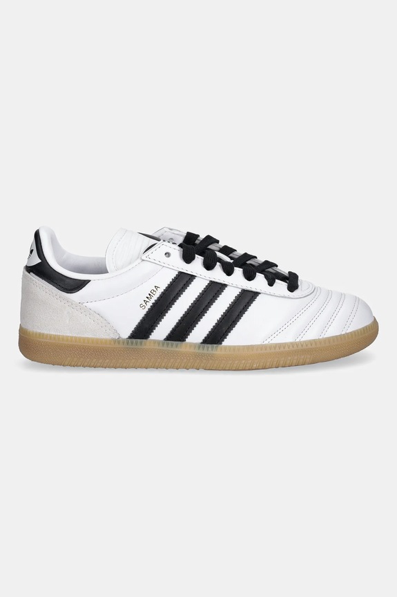 Παιδικά δερμάτινα sneakers adidas Originals SAMBA JQ1327 λευκό AW25