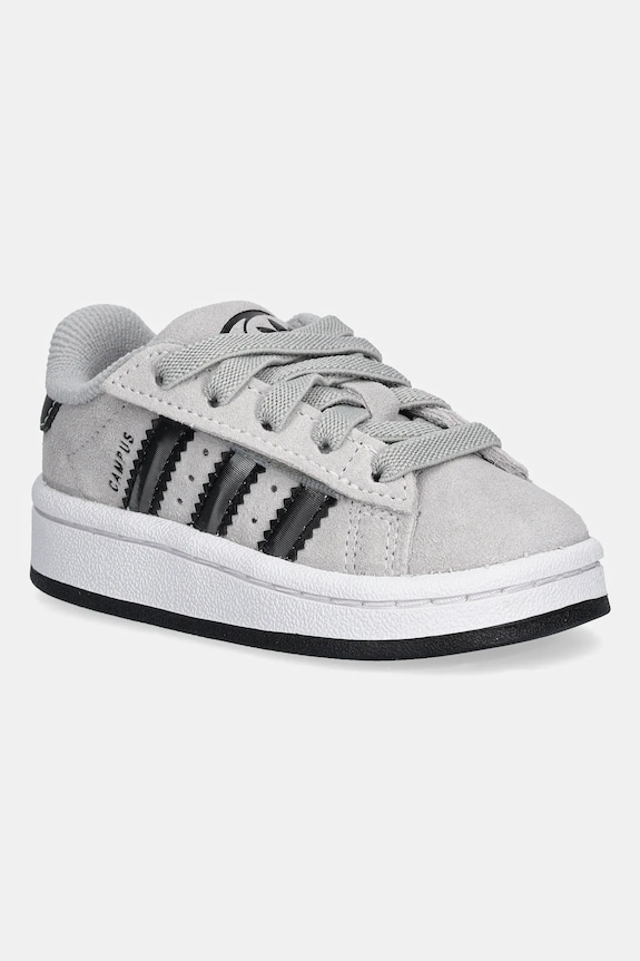 adidas Originals sneakers de piele întoarsă pentru copii CAMPUS0s sintetic gri JQ1763