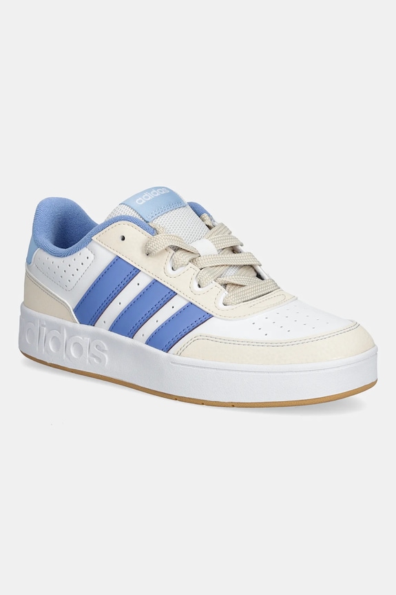 Dětské tenisky adidas BREAKBASE imitace kůže bílá JQ3690