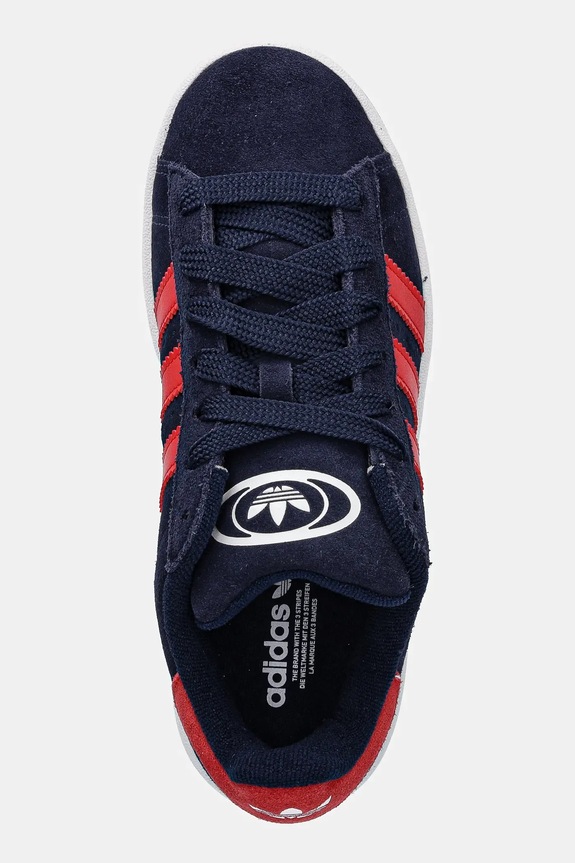 Детские замшевые кроссовки adidas Originals CAMPUS 00s тёмно-синий JQ8556
