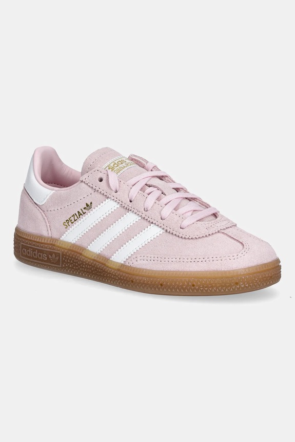 adidas Originals sneakers pentru copii HANDBALL SPEZIAL piele întoarsă roz JR2103