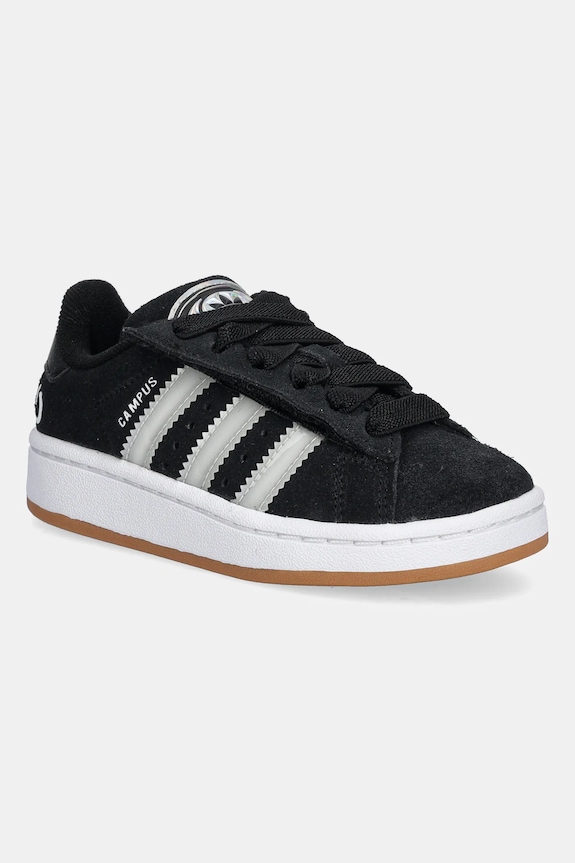 Παιδικά sneakers σουέτ adidas Originals CAMPUS 00s LED LIGHTS δέρμα σαμουά μαύρο JS1277