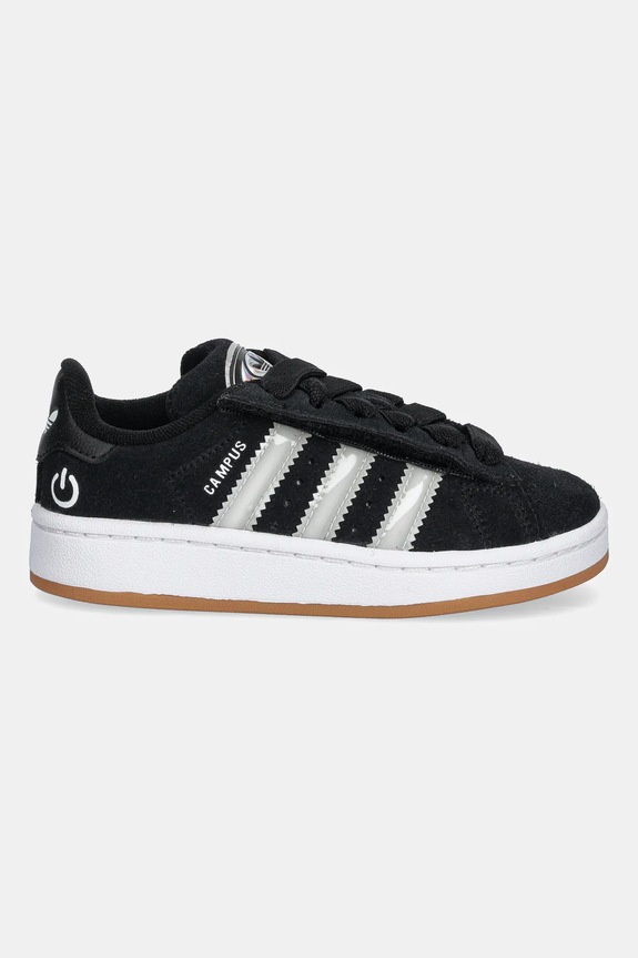 Παιδικά sneakers σουέτ adidas Originals CAMPUS 00s LED LIGHTS JS1277 μαύρο AW25