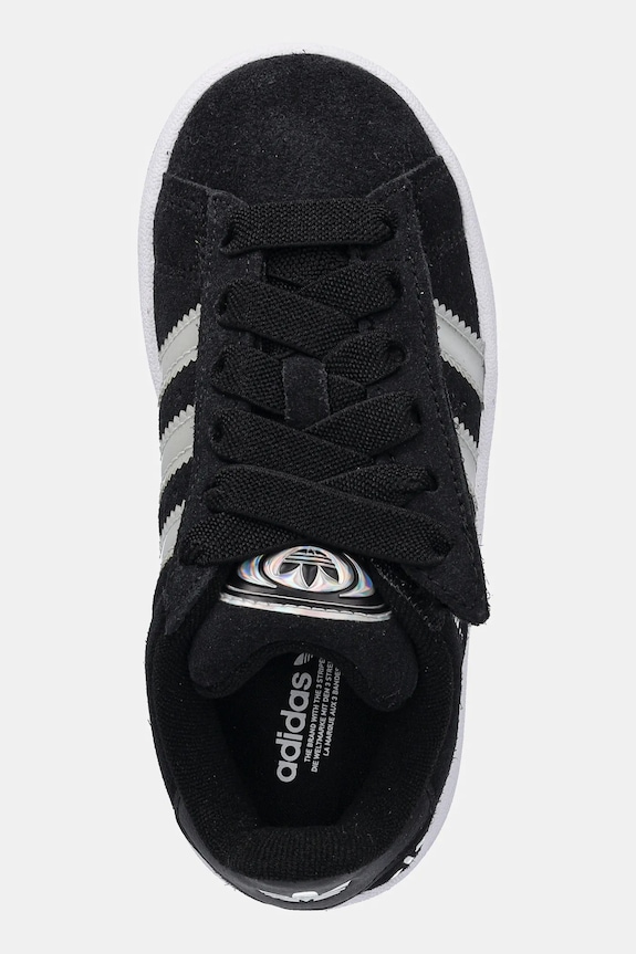 Παιδικά sneakers σουέτ adidas Originals CAMPUS 00s LED LIGHTS μαύρο JS1277
