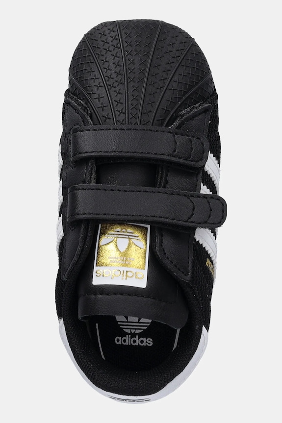 Otroške superge adidas Originals SUPERSTAR črna JH9971