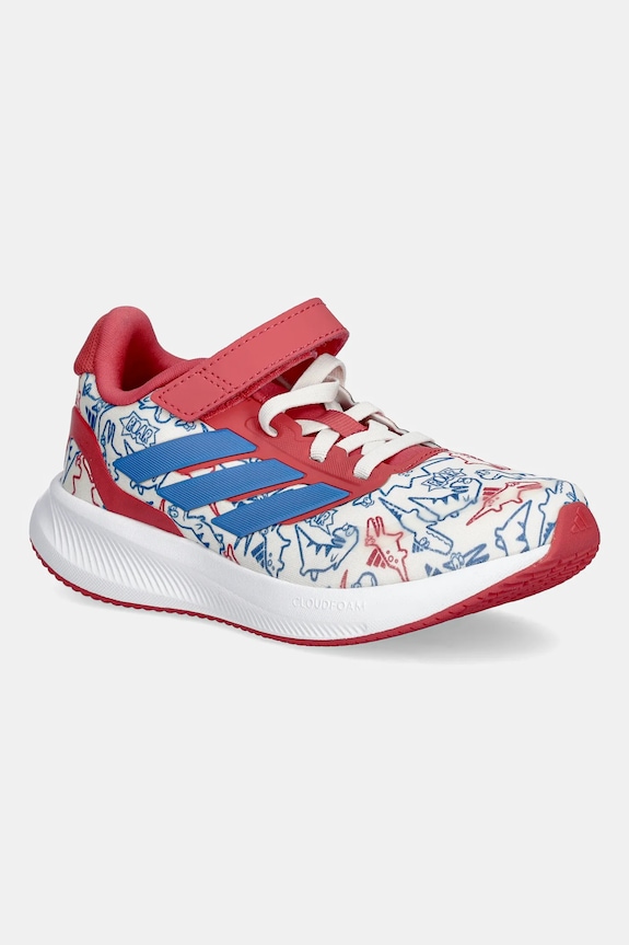 Παιδικά sneakers adidas RUNFALCON DINO υφασμάτινο κόκκινο JP6165