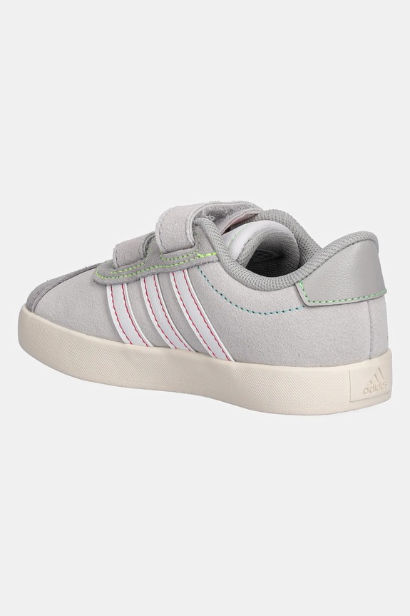 Chlapec Detské semišové tenisky adidas VL COURT 3.0 JP7878 sivá