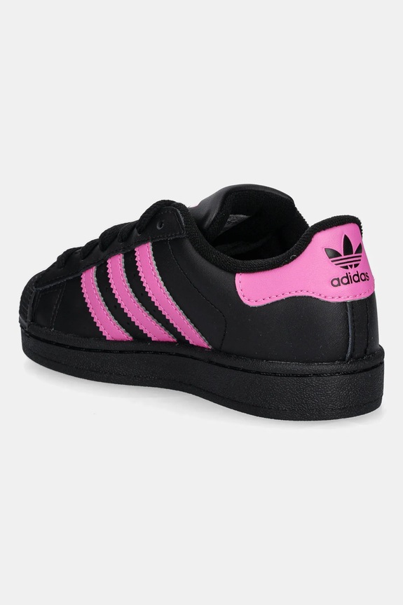 CHLAPEC Dětské kožené tenisky adidas Originals SUPERSTAR II JQ0289 černá