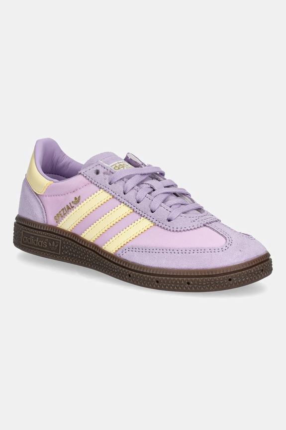 adidas Originals sneakers pentru copii HANDBALL SPEZIAL piele violet JQ0732