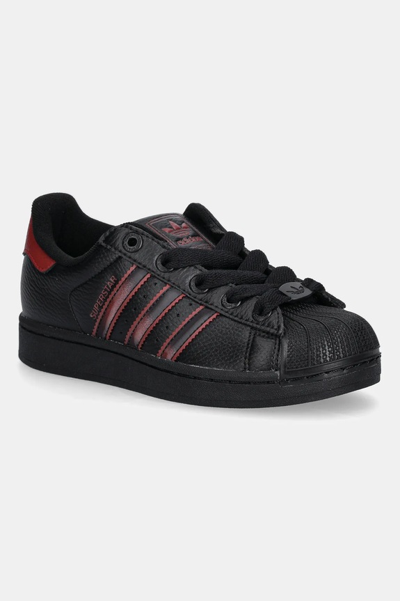 adidas Originals gyerek sportcipő SUPERSTAR II alacsony fekete JQ1776