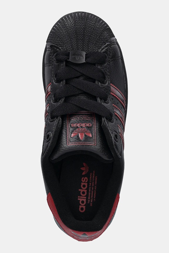 adidas Originals gyerek sportcipő SUPERSTAR II fekete JQ1776
