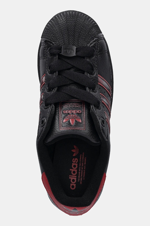 adidas Originals gyerek sportcipő SUPERSTAR II fekete JQ1776
