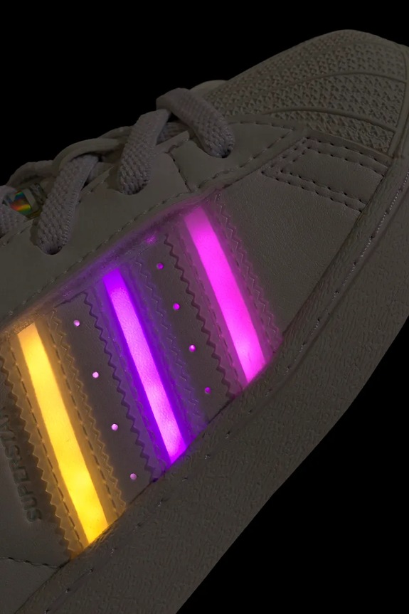 Detské tenisky adidas Originals SUPERSTAR LED LIGHTS JQ6418