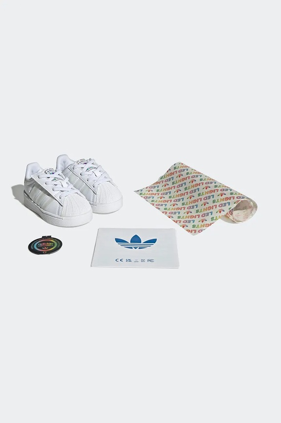 Detské tenisky adidas Originals SUPERSTAR LED LIGHTS JQ6418