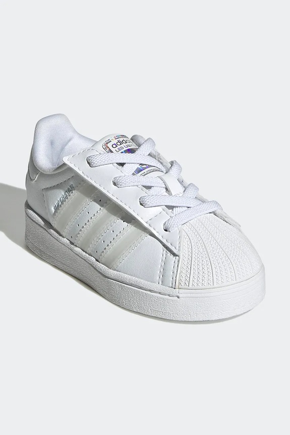Detské tenisky adidas Originals SUPERSTAR LED LIGHTS JQ6418 biela AW25