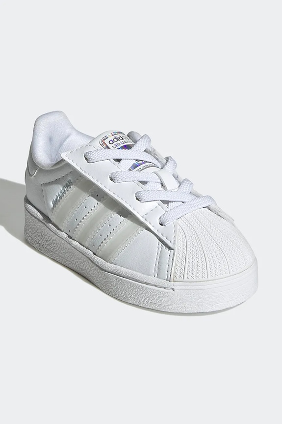 Detské tenisky adidas Originals SUPERSTAR LED LIGHTS JQ6418 biela AW25