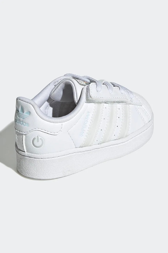 Chlapec Detské tenisky adidas Originals SUPERSTAR LED LIGHTS JQ6418 biela