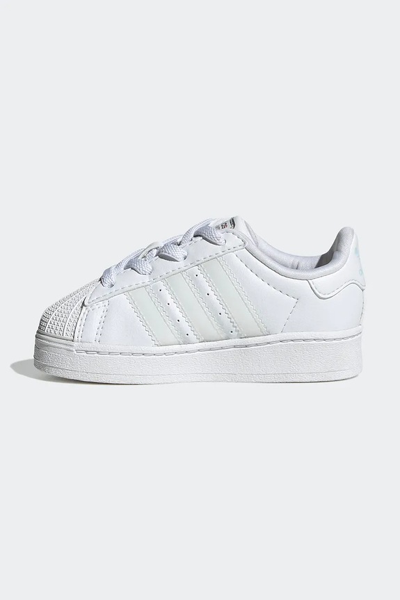 Detské tenisky adidas Originals SUPERSTAR LED LIGHTS biela JQ6418