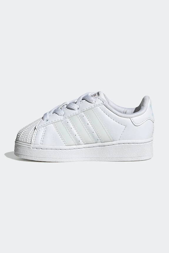 Detské tenisky adidas Originals SUPERSTAR LED LIGHTS biela JQ6418