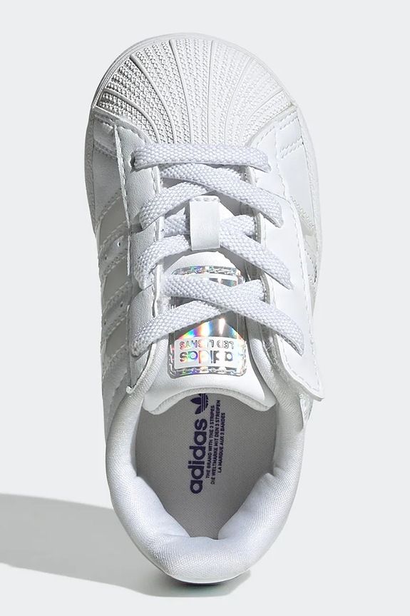 Detské tenisky adidas Originals SUPERSTAR LED LIGHTS JQ6418 biela