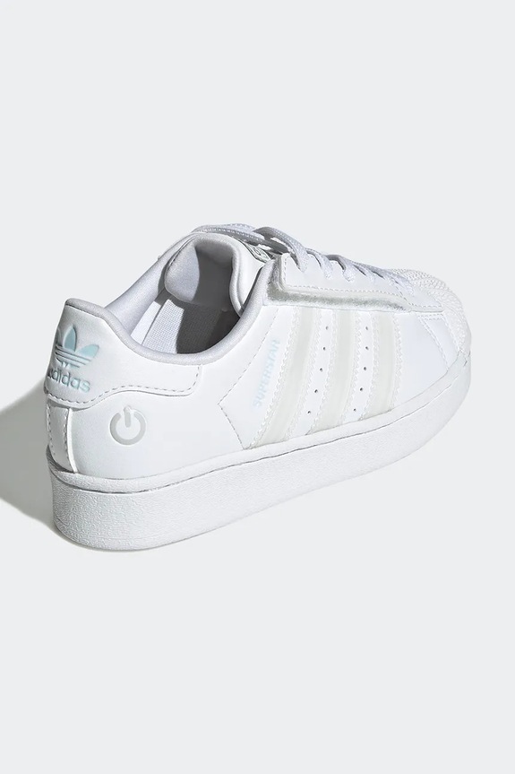 BIMBA adidas Originals scarpe da ginnastica per bambini SUPERSTAR LED LIGHTS JQ6419 bianco