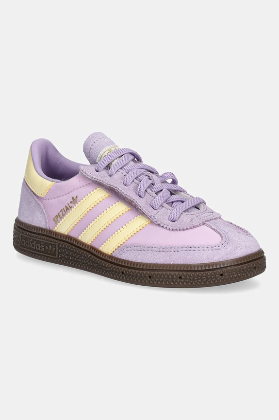 Παιδικά sneakers adidas Originals HANDBALL SPEZIAL δέρμα σαμουά μωβ JR7424