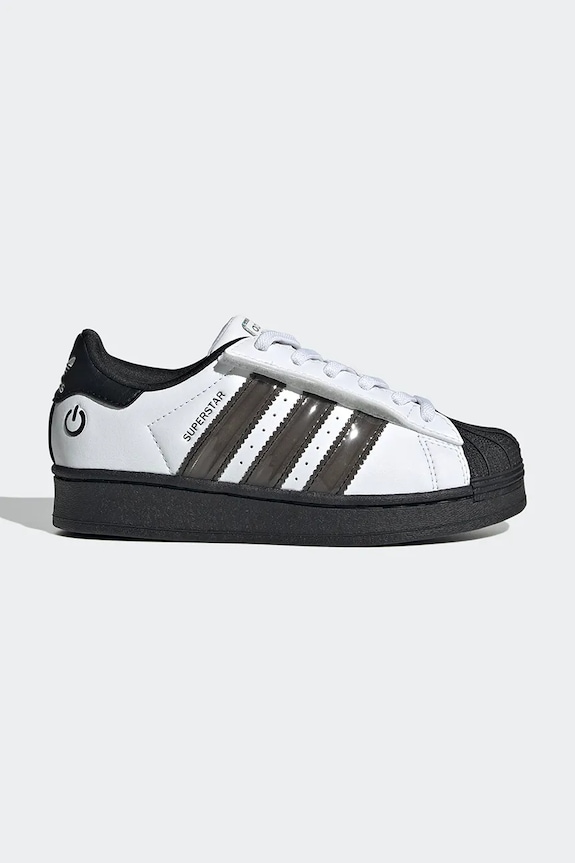 Dječje tenisice adidas Originals SUPERSTAR LED LIGHTS sintetički bijela JS1290