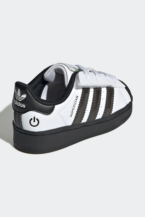 Αγορίστικα Παιδικά sneakers adidas Originals SUPERSTAR LED LIGHTS JS1293 λευκό