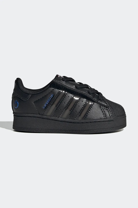 Dětské tenisky adidas Originals SUPERSTAR LED LIGHTS nízký černá JS1295