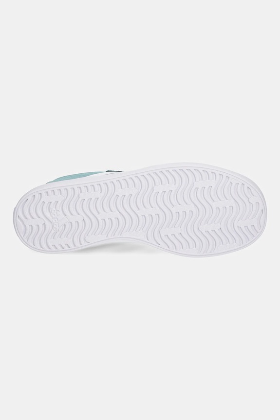 Detské semišové tenisky adidas VL COURT 3.0 JS3490 tyrkysová