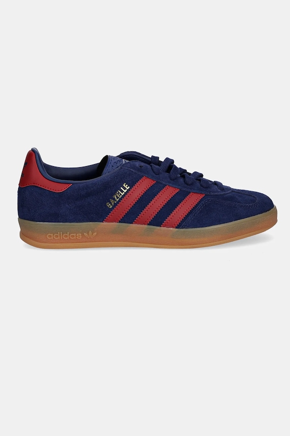 Detské semišové tenisky adidas Originals GAZELLE INDOOR JP8765 tmavomodrá AW25