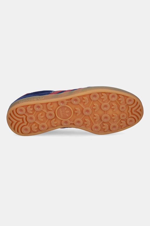 Detské semišové tenisky adidas Originals GAZELLE INDOOR JP8765 tmavomodrá