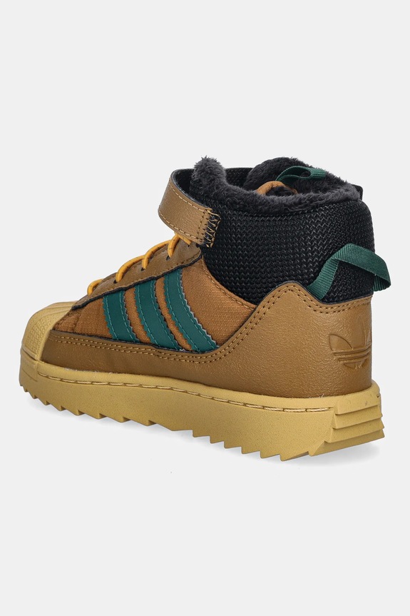 Chlapec Detské zimné topánky adidas Originals SUPERSTAR WINTER TREK JQ0341 hnedá