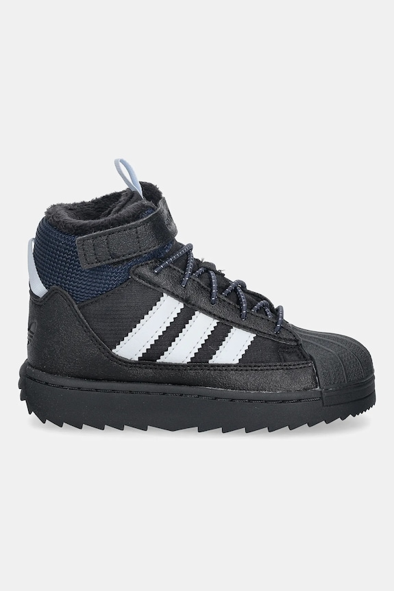 Dětské zimní boty adidas Originals SUPERSTAR WINTER TREK JQ0342 černá AW25