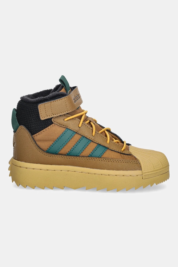 Dječje zimske čizme adidas Originals SUPERSTAR WINTER TREK JQ0343 smeđa AW25