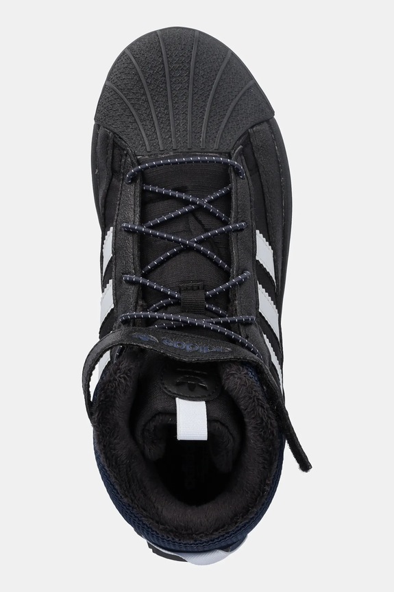 Detské zimné topánky adidas Originals SUPERSTAR WINTER TREK čierna JQ0344
