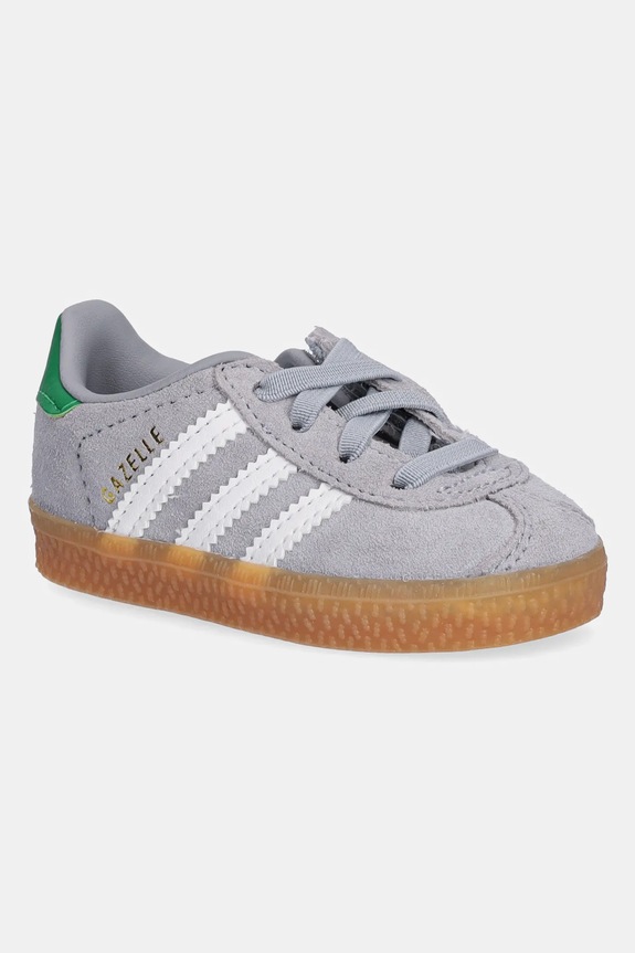 adidas Originals gyerek sportcipő GAZELLE velúr bőr szürke JQ6002