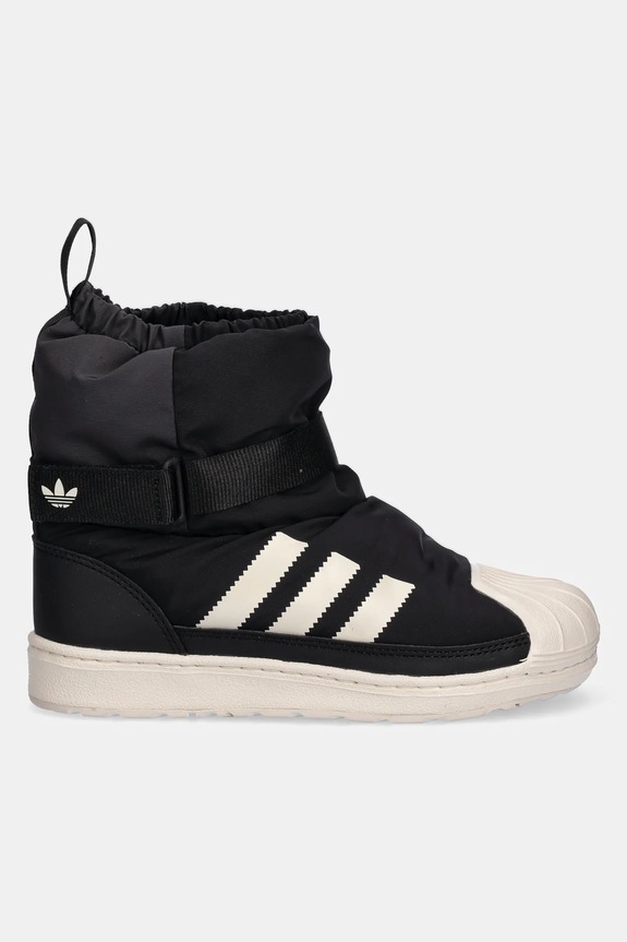 Detské snehule adidas Originals SUPERSTAR 360 WTR BOOT JQ7949 čierna AW25