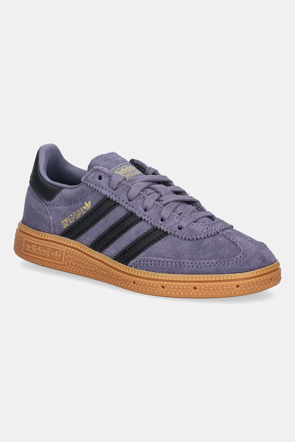 Detské tenisky adidas Originals HANDBALL SPEZIAL semišová koža fialová JR2104