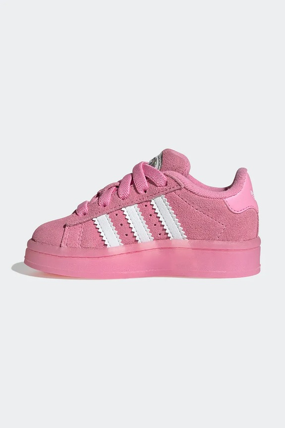 Detské semišové tenisky adidas Originals CAMPUS 00s LED LIGHTS ružová JS1283
