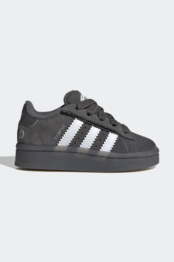 Detské semišové tenisky adidas Originals CAMPUS 00s LED LIGHTS imitácia kože sivá JS1284