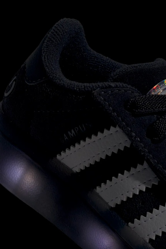 Detské semišové tenisky adidas Originals CAMPUS 00s LED LIGHTS JS1284