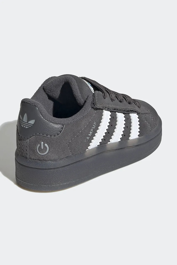 Chlapec Detské semišové tenisky adidas Originals CAMPUS 00s LED LIGHTS JS1284 sivá