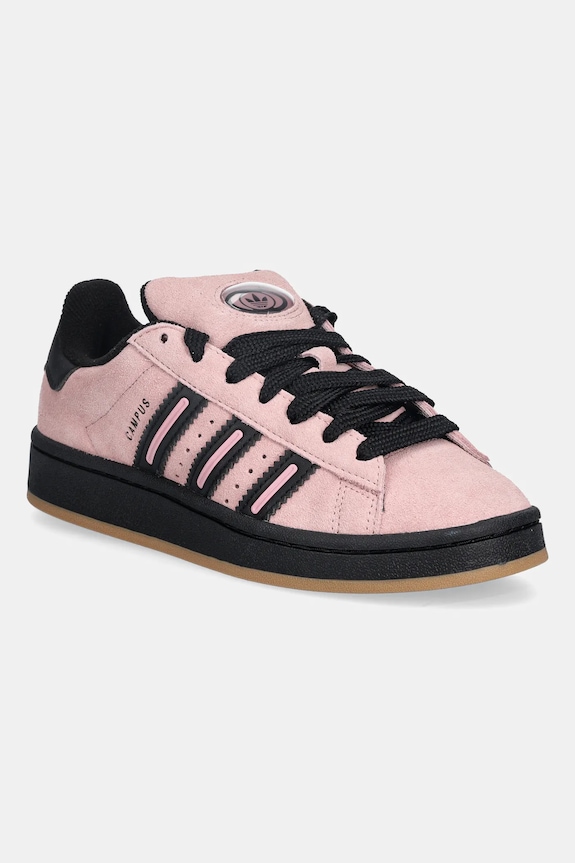 Tenisice adidas Originals CAMPUS 00s brušena koža roza JP7975
