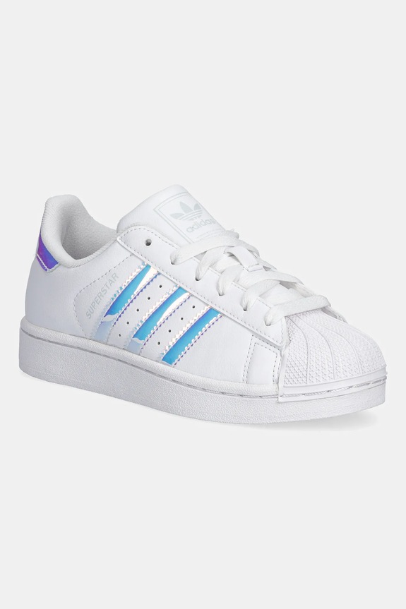 adidas Originals sneakersy dziecięce SUPERSTAR II imitacja skóry licowej biały JQ2803