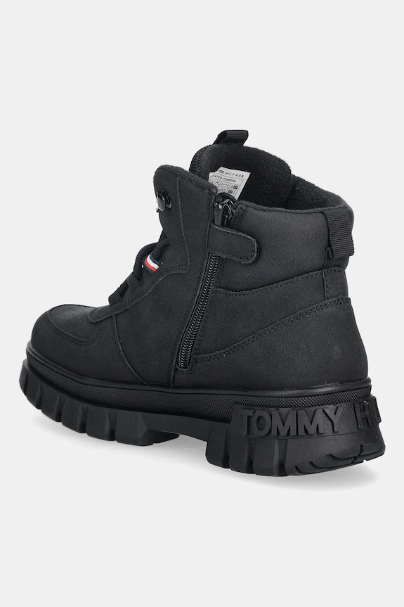 Fiú Tommy Hilfiger gyerek téli csizma T3X5.34129.35.41 fekete