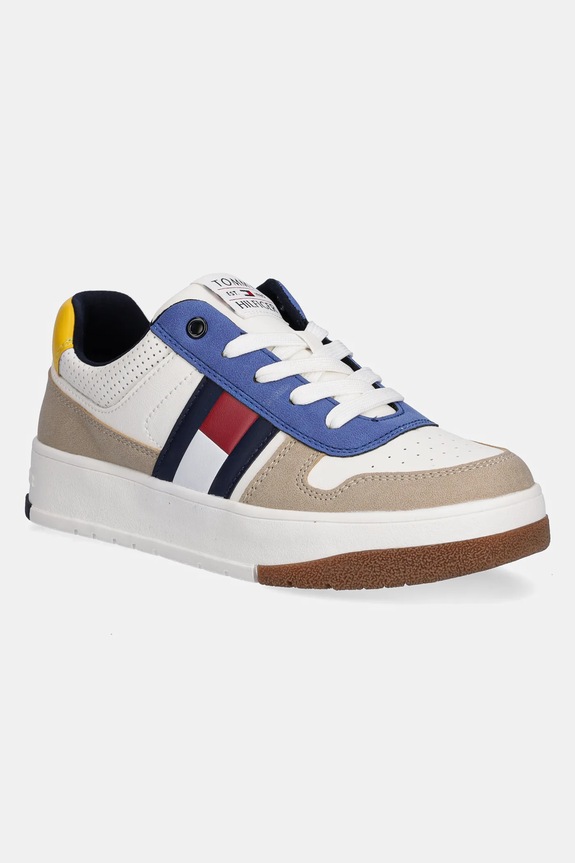 Παιδικά sneakers Tommy Hilfiger συνθετικό μπεζ T3X9.34096.35.41