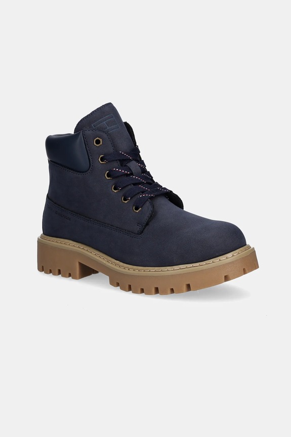 Detské zimné topánky Tommy Hilfiger nezateplené modrá T3X5.34125